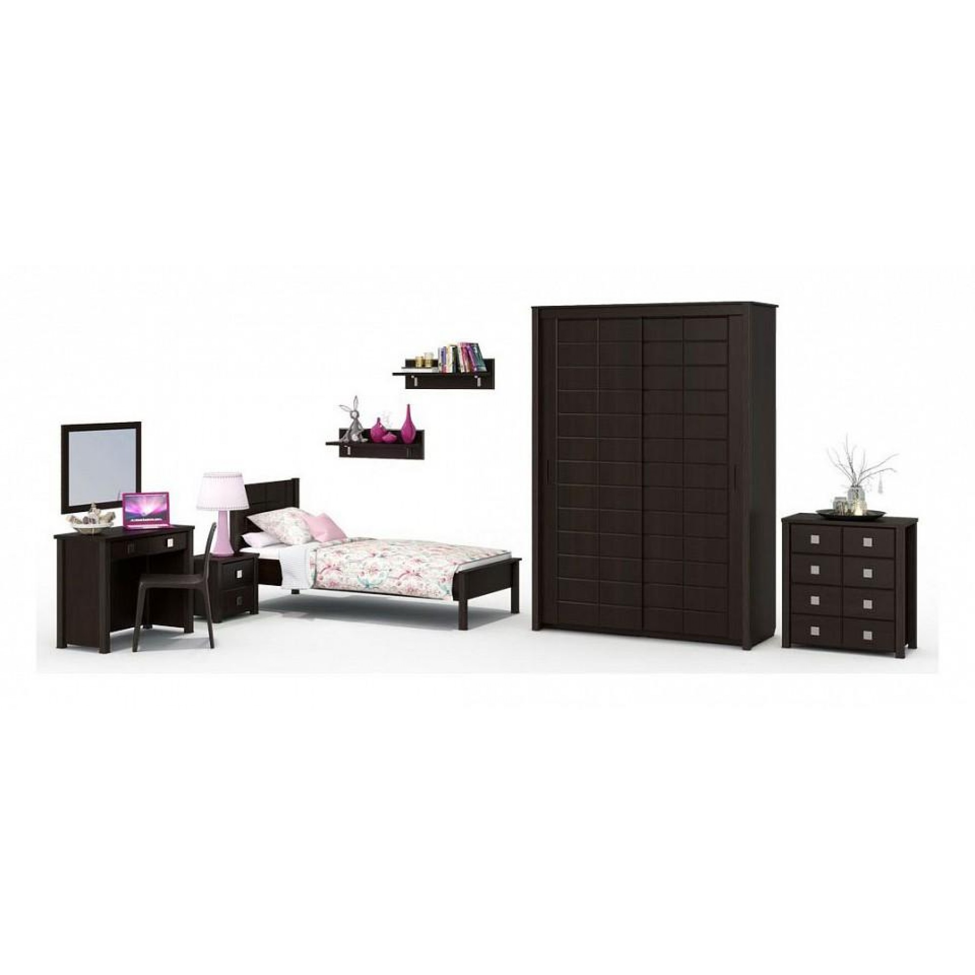 Гарнитур для детской Изабель KOM_Izabel_childrens_room_1