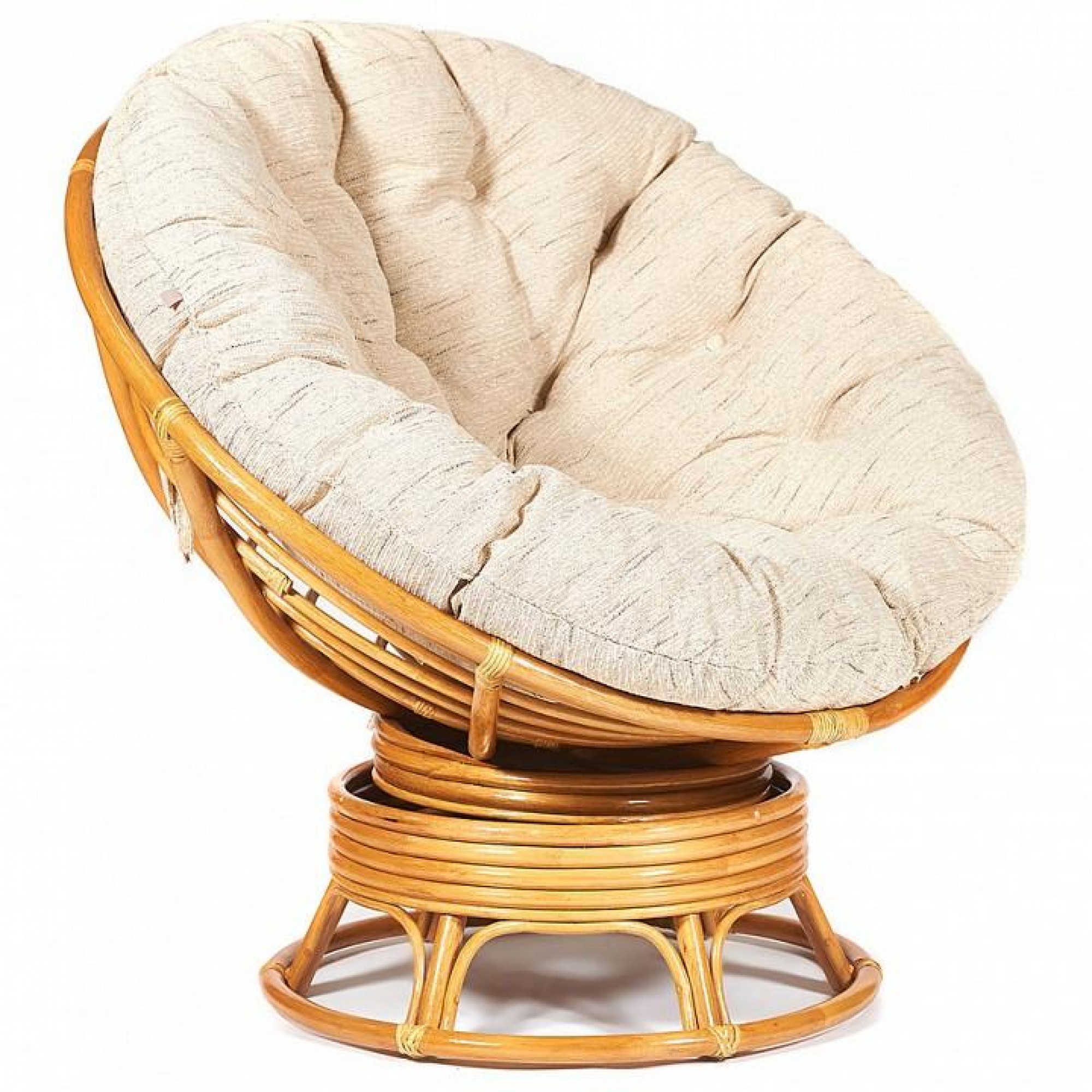 Кресло-качалка Papasan W23/01B коричневый 1150x980x970(TET_5048)