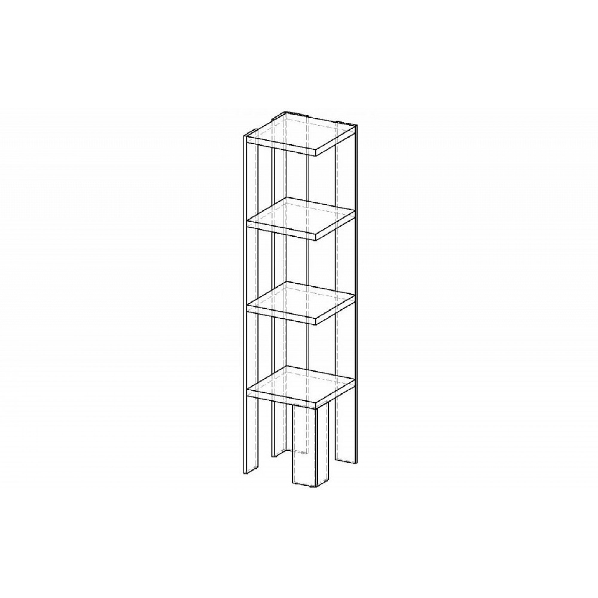 Стеллаж-колонка Норд СТ.144.400-00    BRN_2844