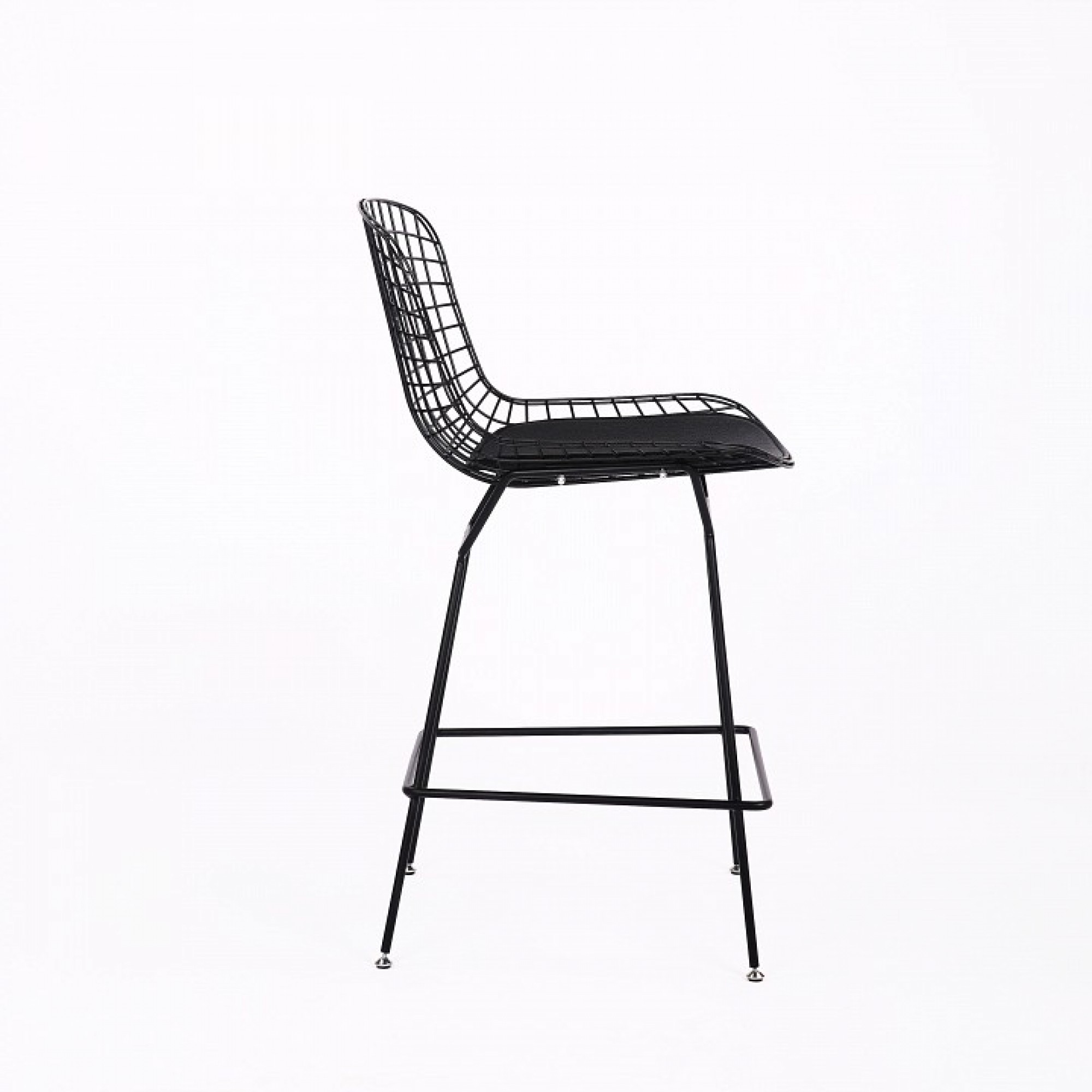 Стул барный Bertoia    SGR_BTY-24L-P6_BL-BL