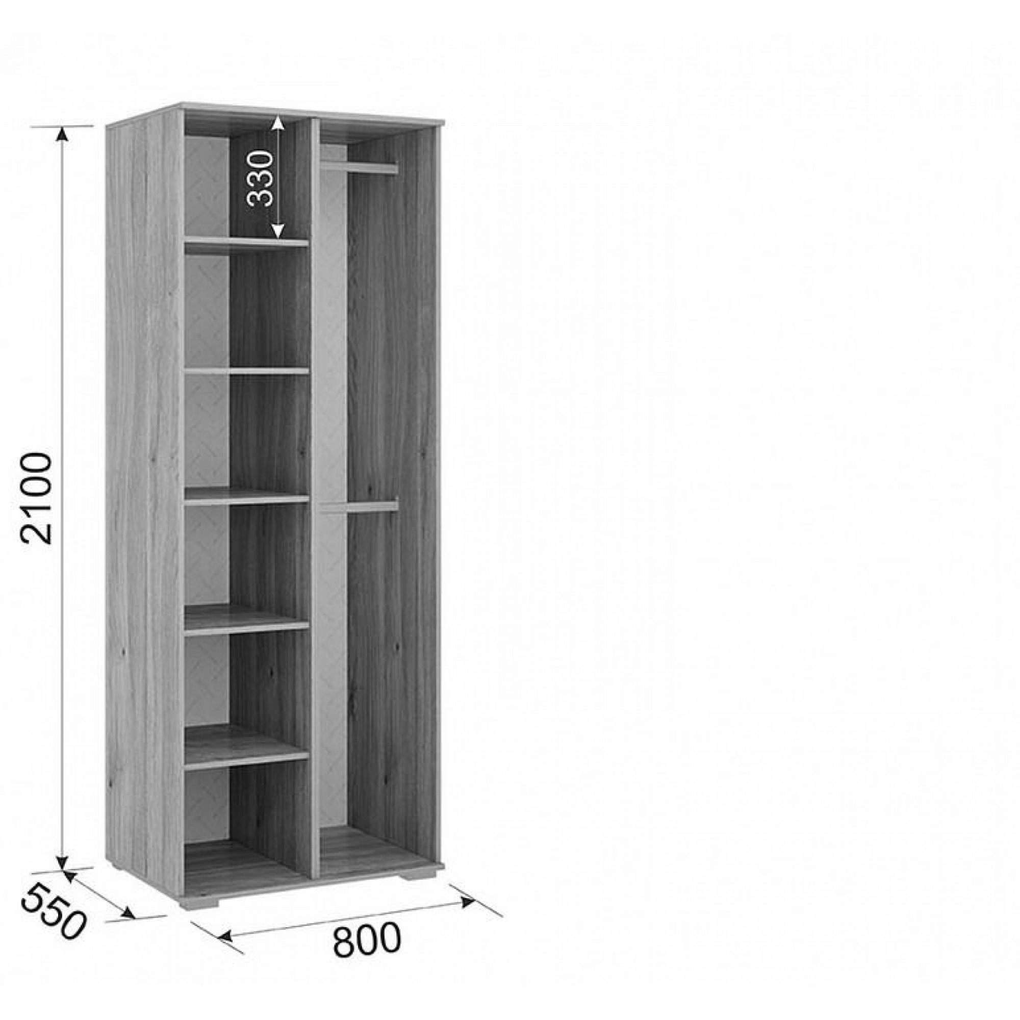 Гарнитур для детской Модерн КД48    MBS_KD48Modern-2212