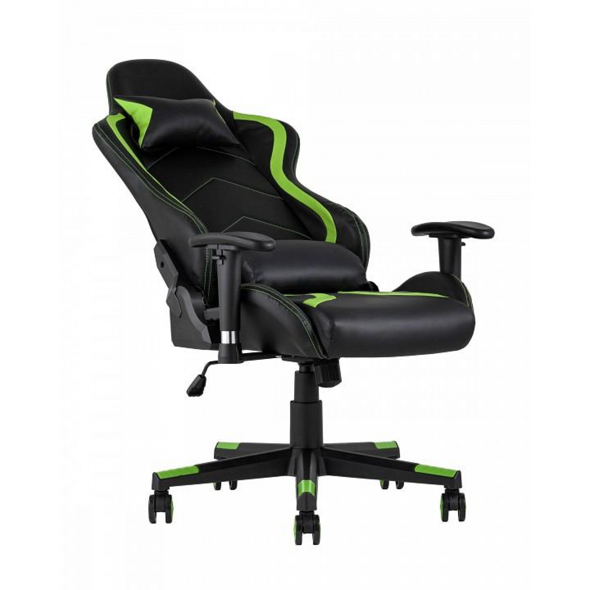 Кресло игровое TopChairs Cayenne зеленый SGR_SA-R-909_green