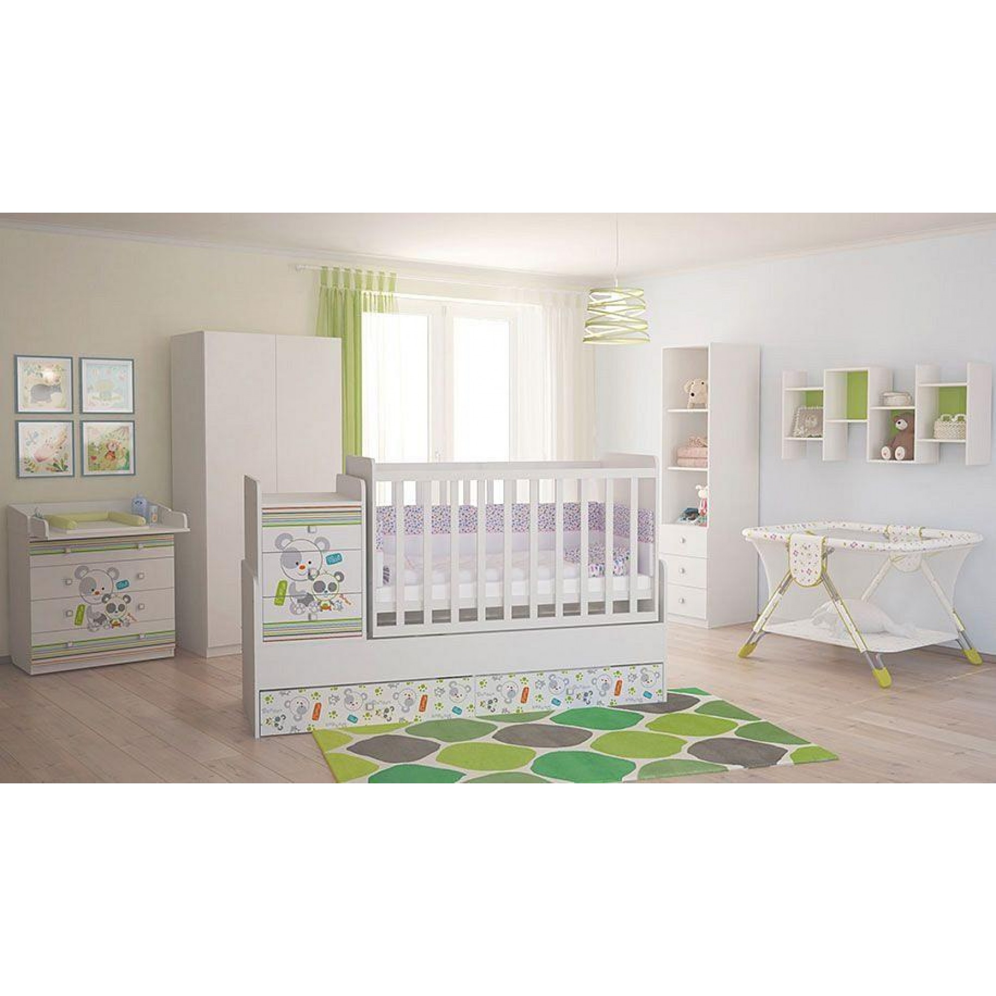 Комод пеленальный Polini Kids Simple 1580    TPL_0001288-9-3