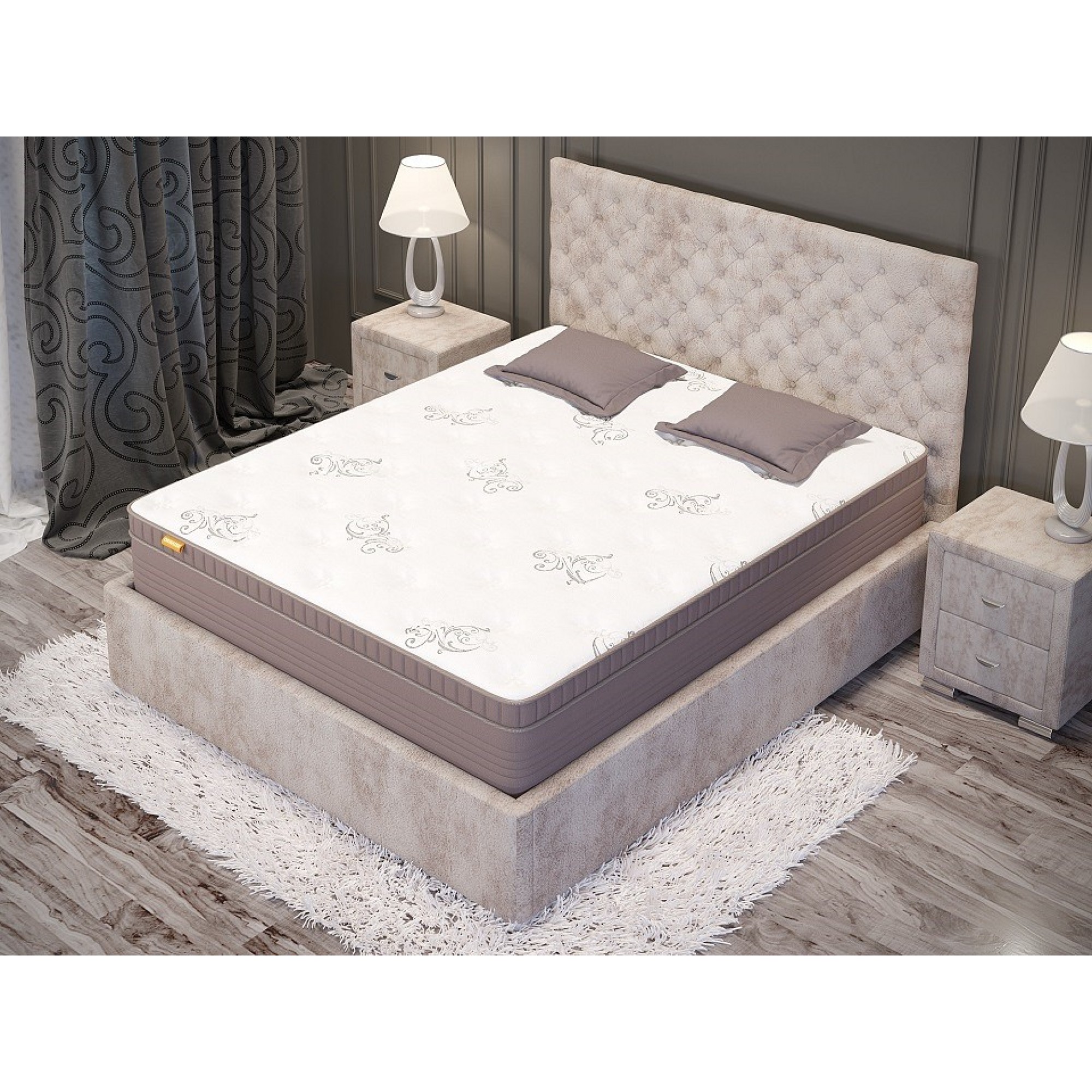 Матрас полутораспальный Orto Premium Soft 2200x1200    ORM_120-220_Orto-Premium-Soft-Brown-Lux