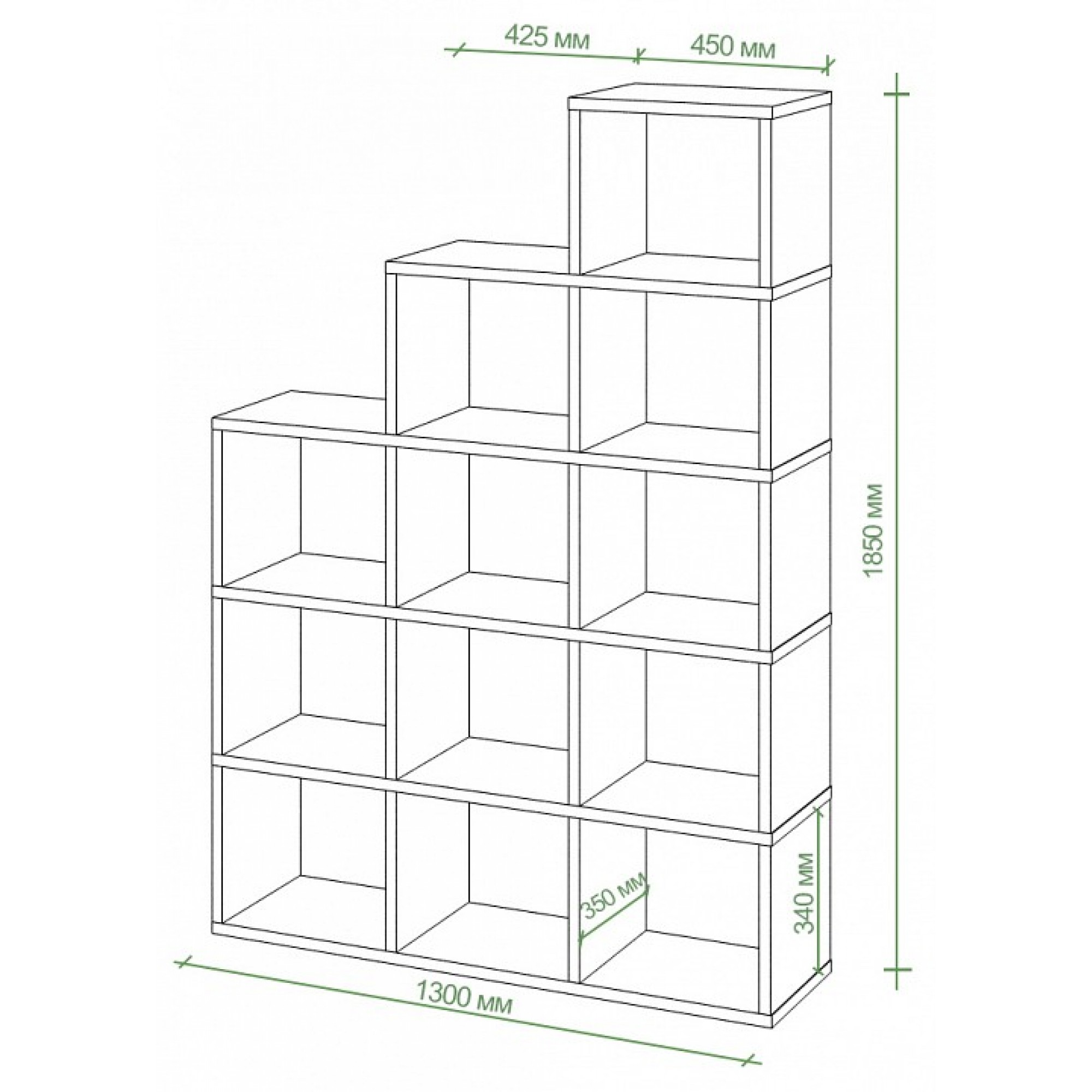 Стеллаж Бартоло СЛД 5    MER_SLD-5-SHK