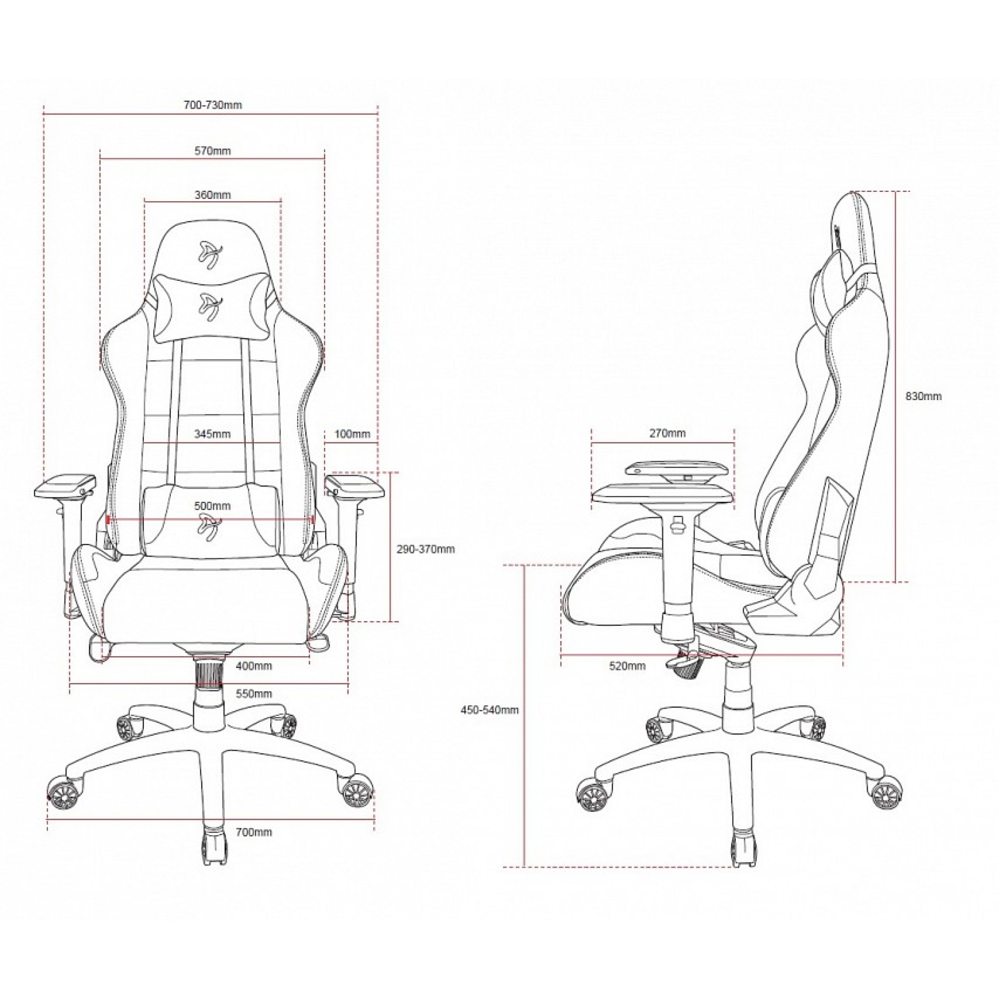 Кресло игровое Verona Signature    ARZ_VERONA-SIG-PU-BL