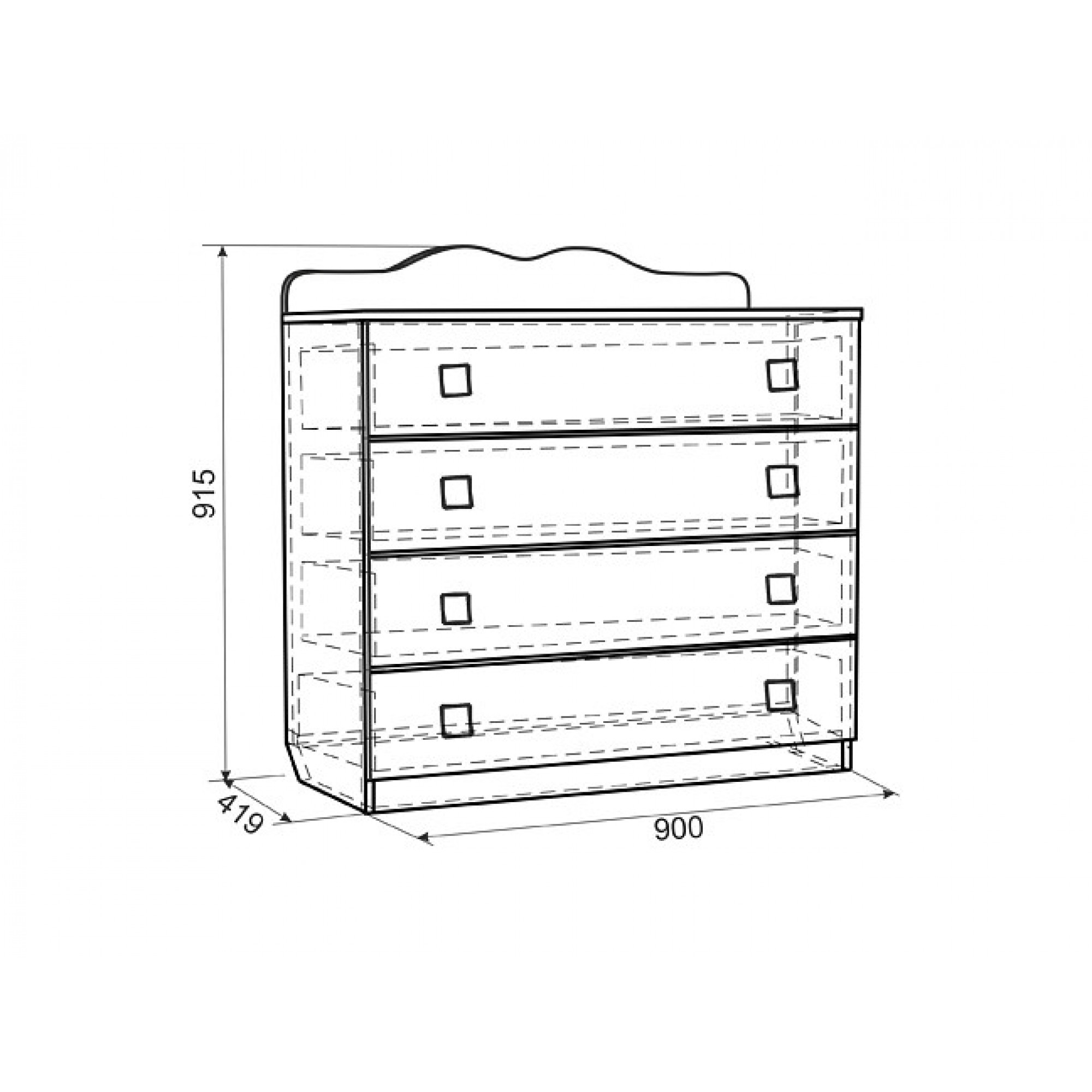 Комод Фэнтези MDF-06    MBS_MDF-06