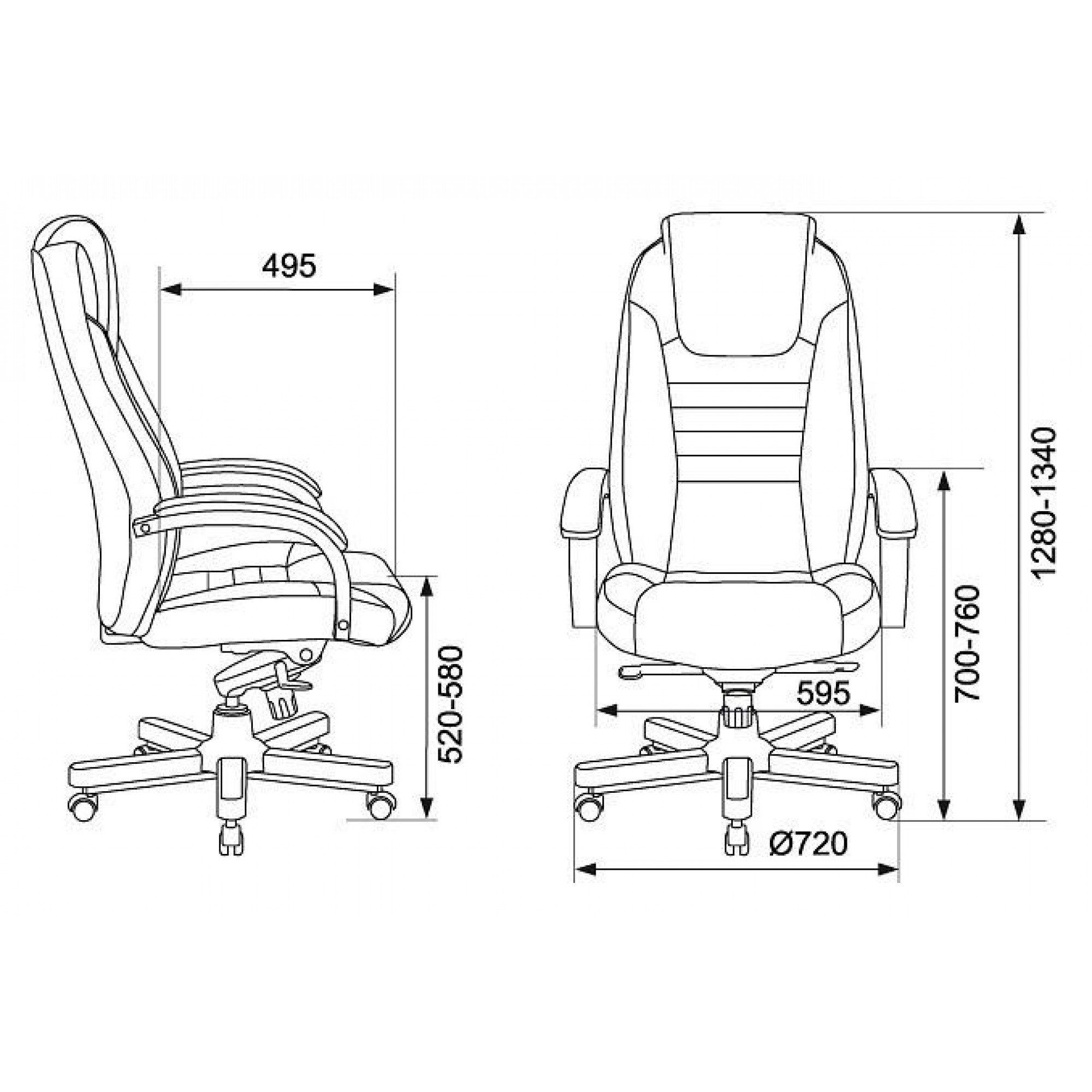 Кресло для руководителя T-9923WALNUT    BUR_1115302