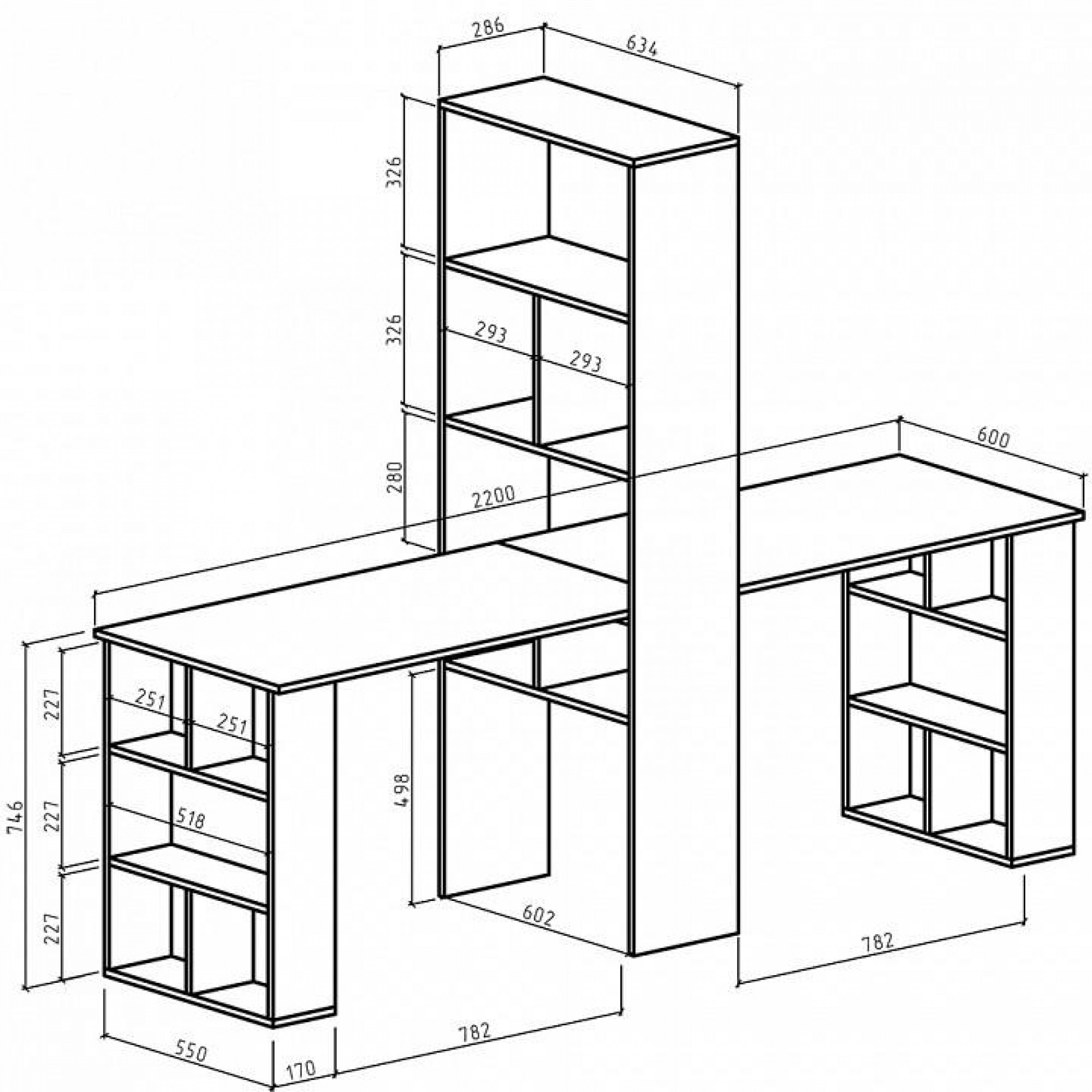 Стол компьютерный Феликс-455    MAS_FKS-455-DM