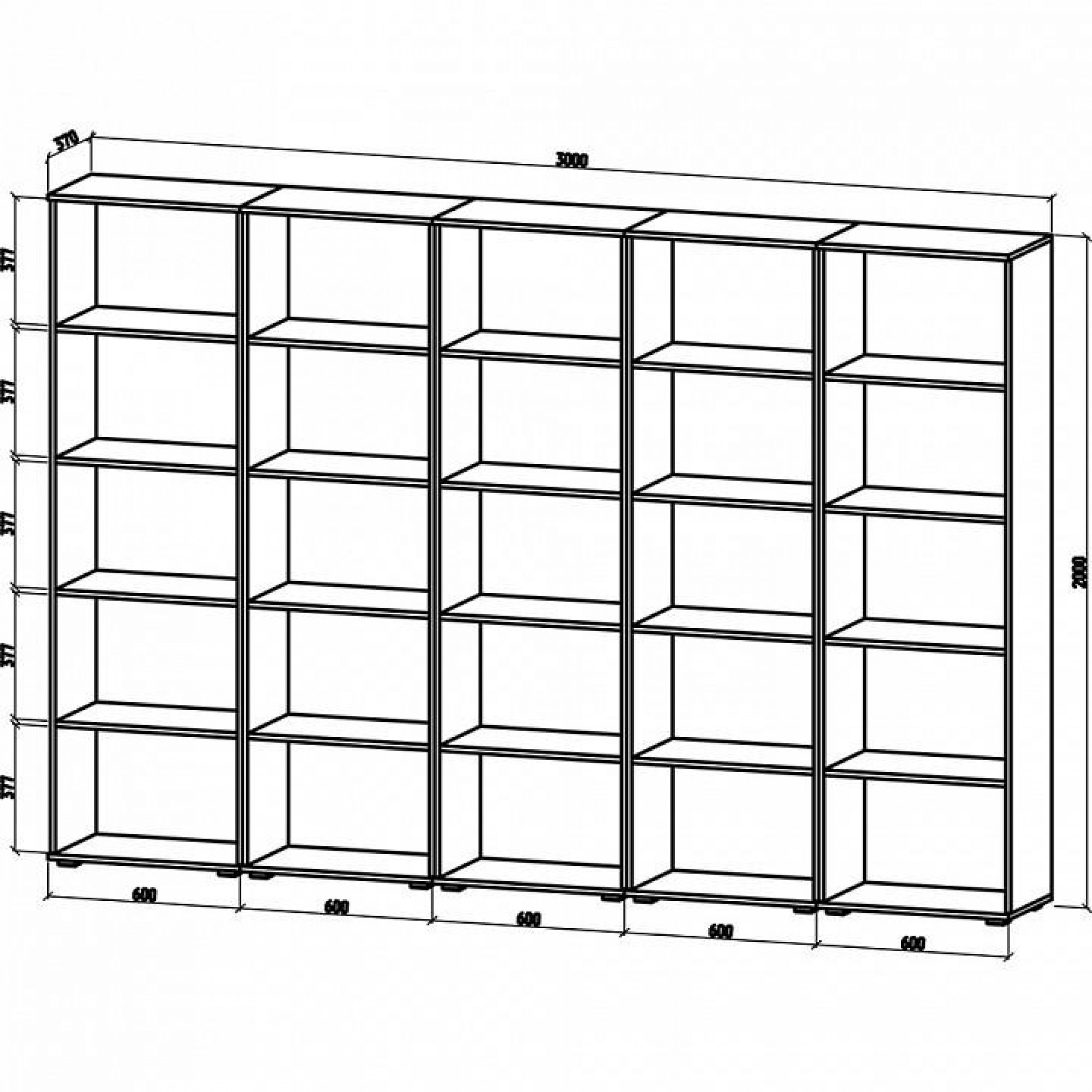 Шкаф комбинированный Тунис-8    MAS_STT-8-DSB